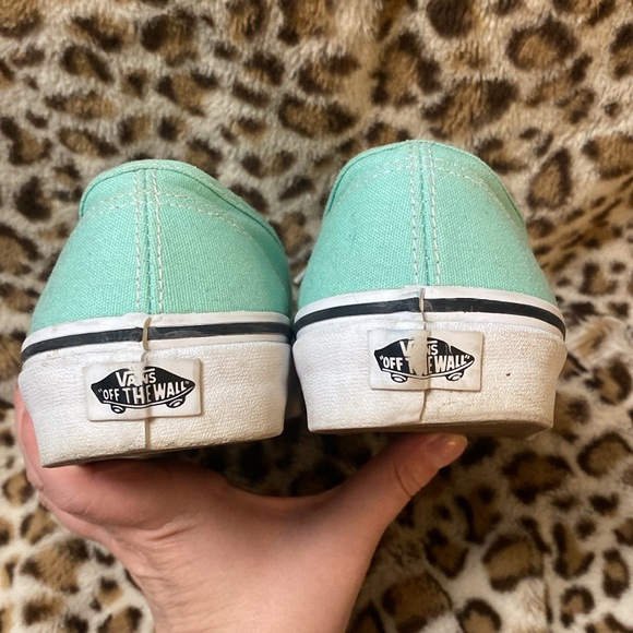 Vans Authentic Mint Green Shoes, Mens 7.5/Womens 9 - Picture 4 of 8